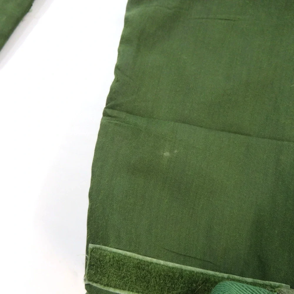 1980s USGI Military Chemical Smock Hooded Jacket Green Sz L Remploy